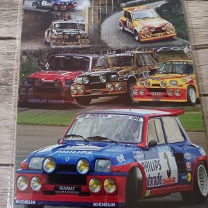 PLAQUE RENAULT 5 TURBO 20cm x 30cm