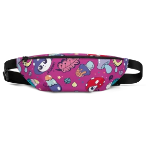 Berry Pink Pattern Fanny Pack